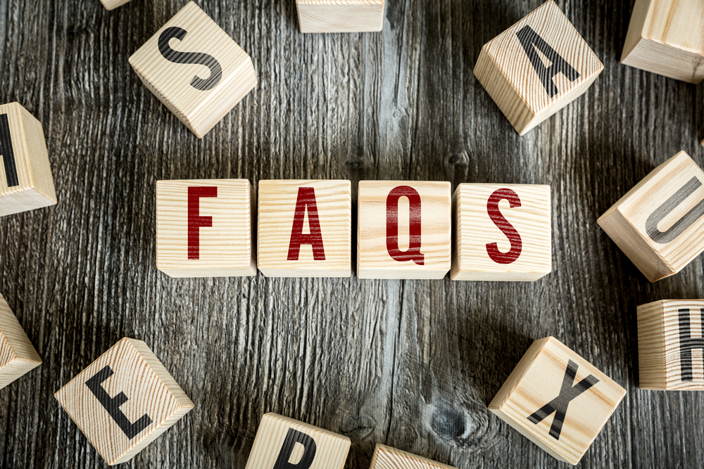 Wooden Blocks with the text Faqs Wooden Blocks with the text Faqs